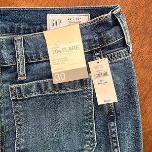 GAP Blue Flare Wide Leg Jeans